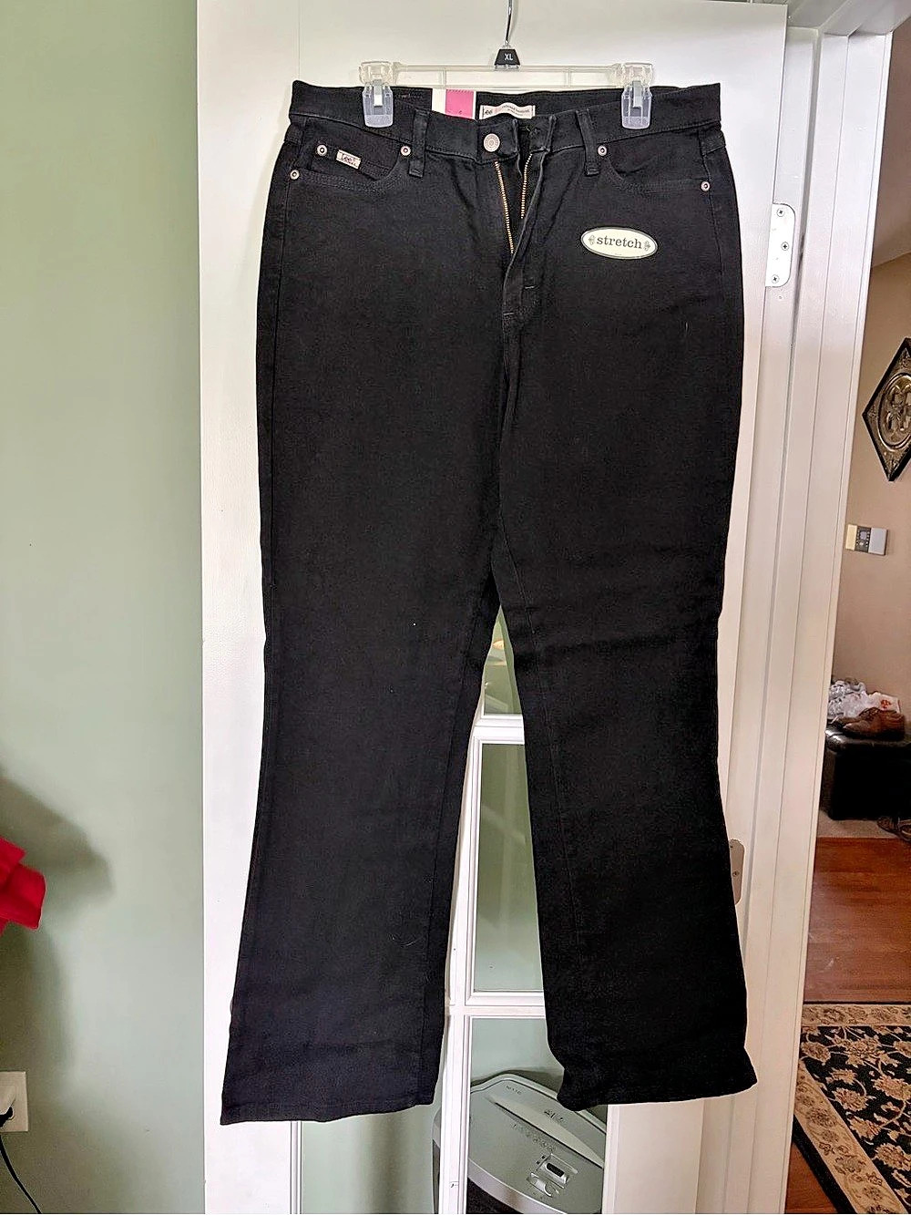 Lee Black Straight Leg Jeans